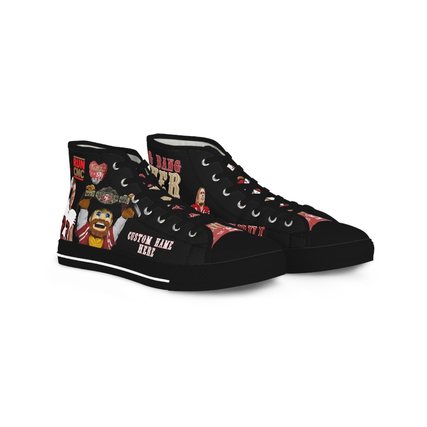 49ers #1 Custom NAME shoes