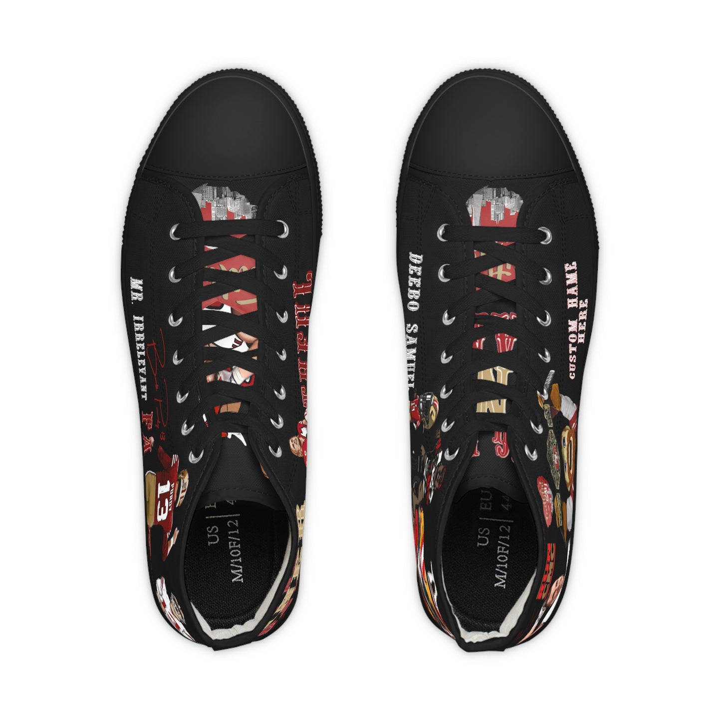 49ers #1 Custom NAME shoes