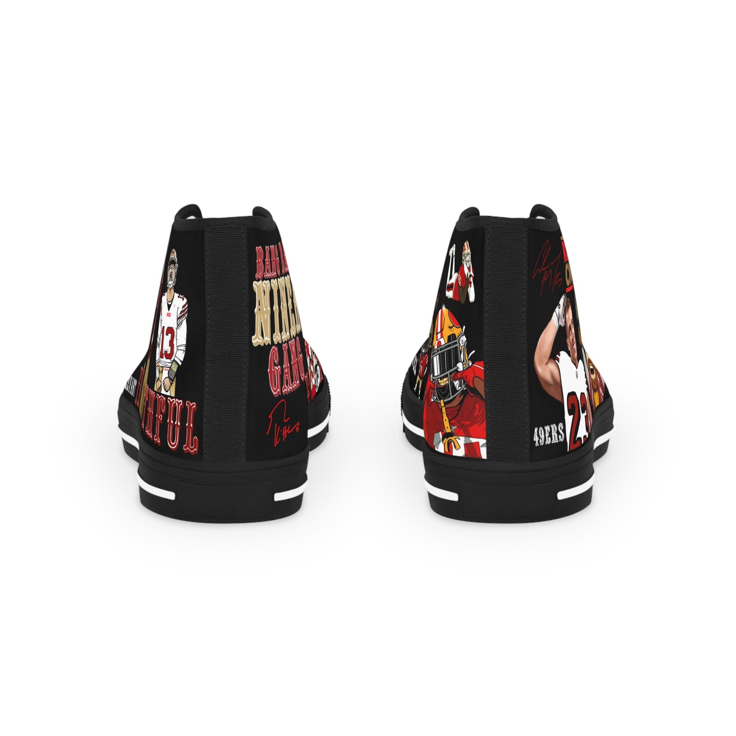 49ers #1 Custom NAME shoes