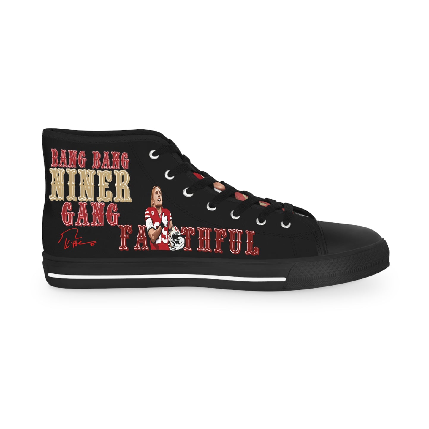 49ers #1 Custom NAME shoes