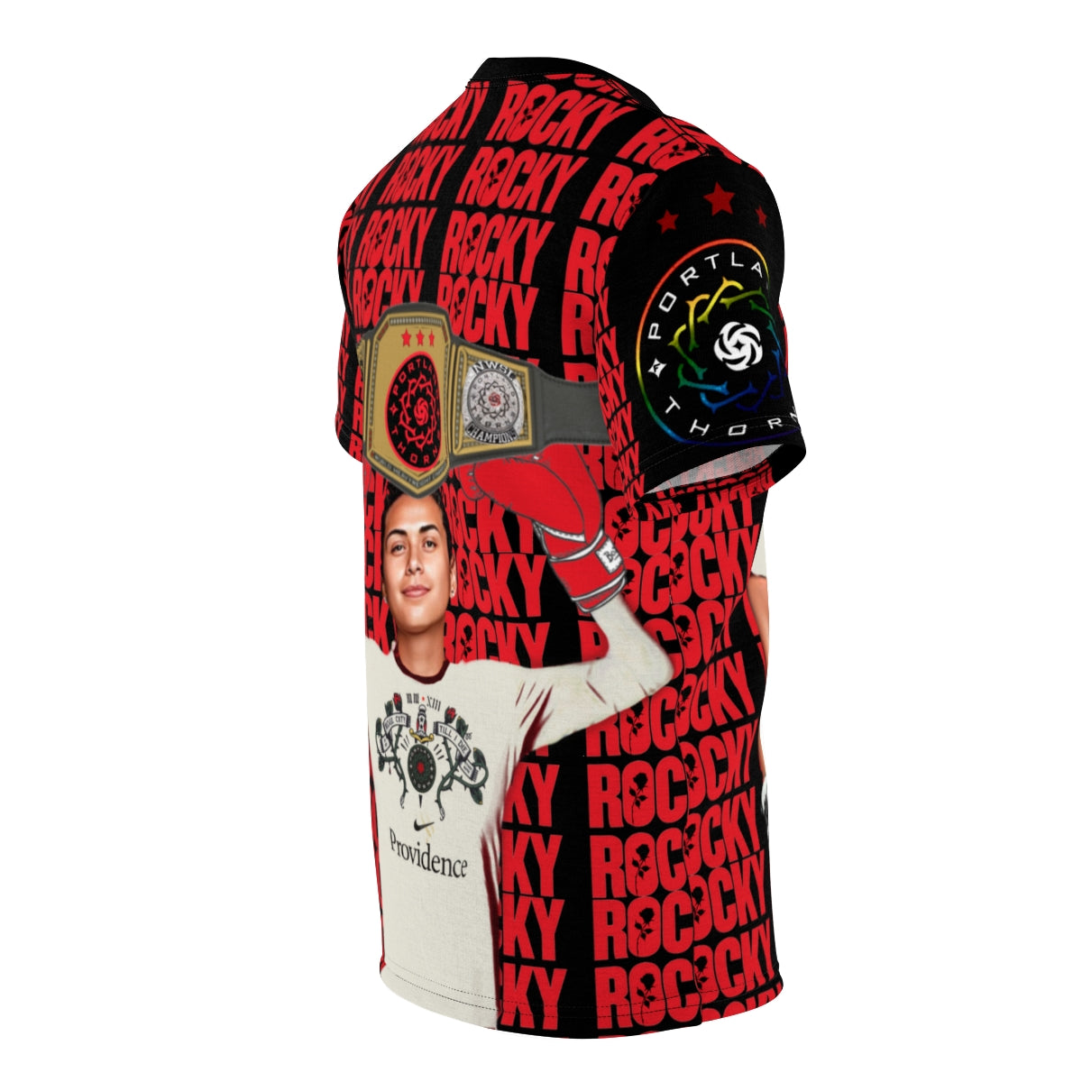 Portland Thorns Rocky all over T-Shirt print custom art