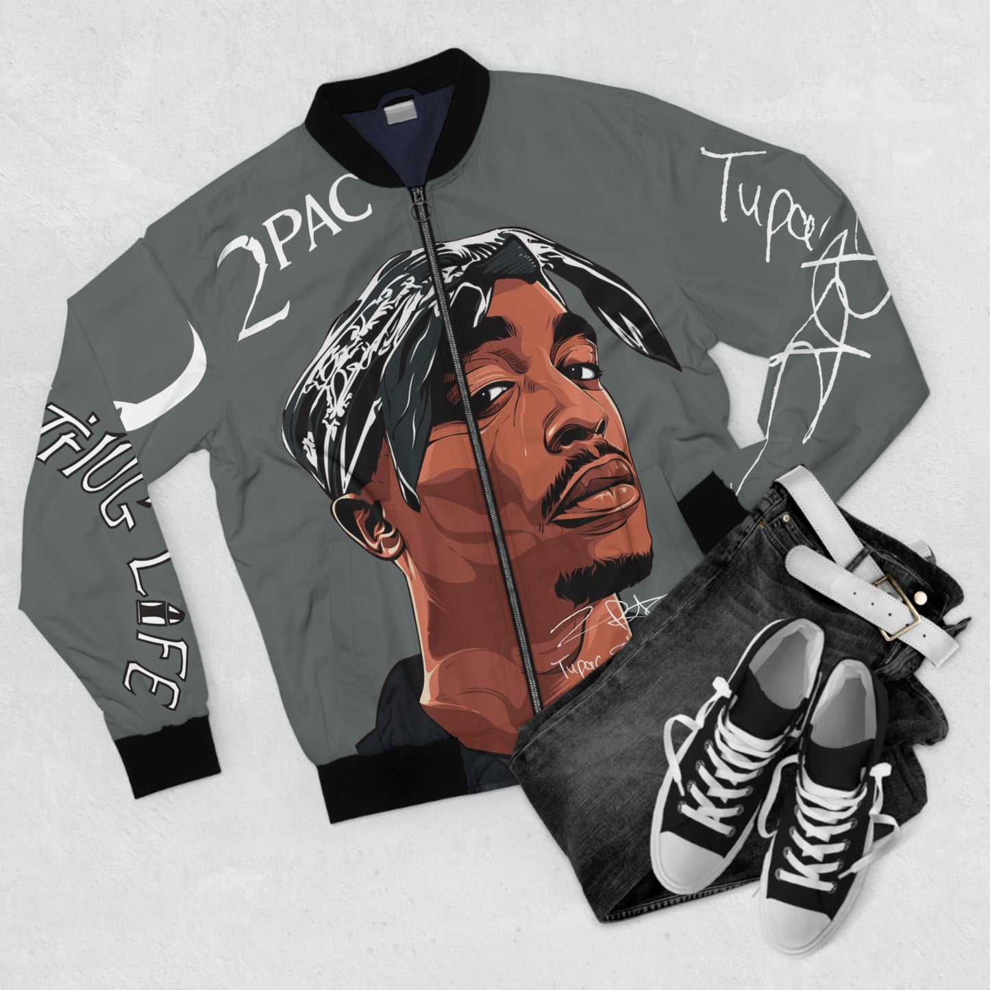 2Pac Custom Bomber Jacket