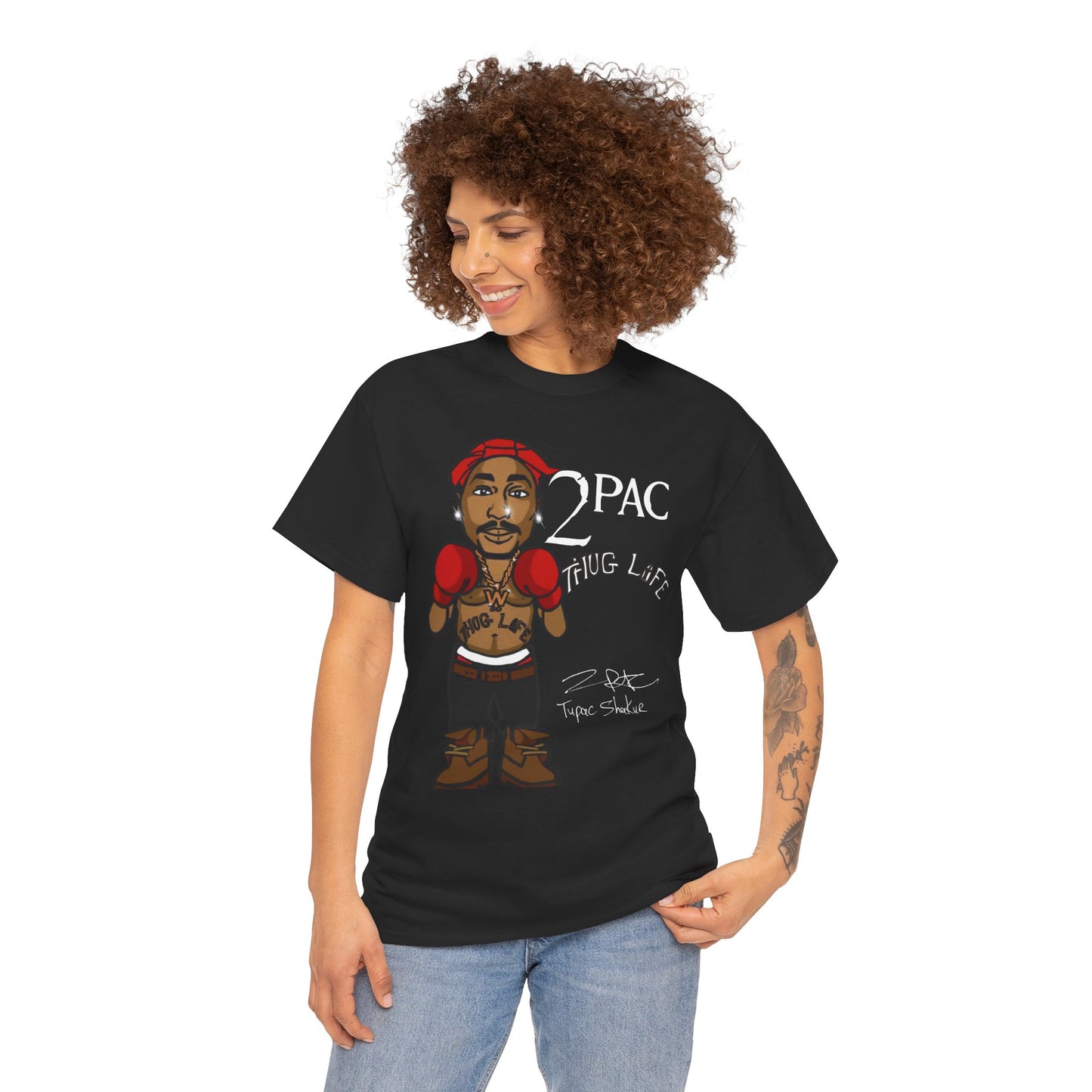 2Pac Custom art Shirt