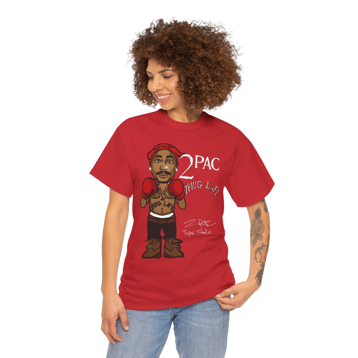 2Pac Custom art Shirt