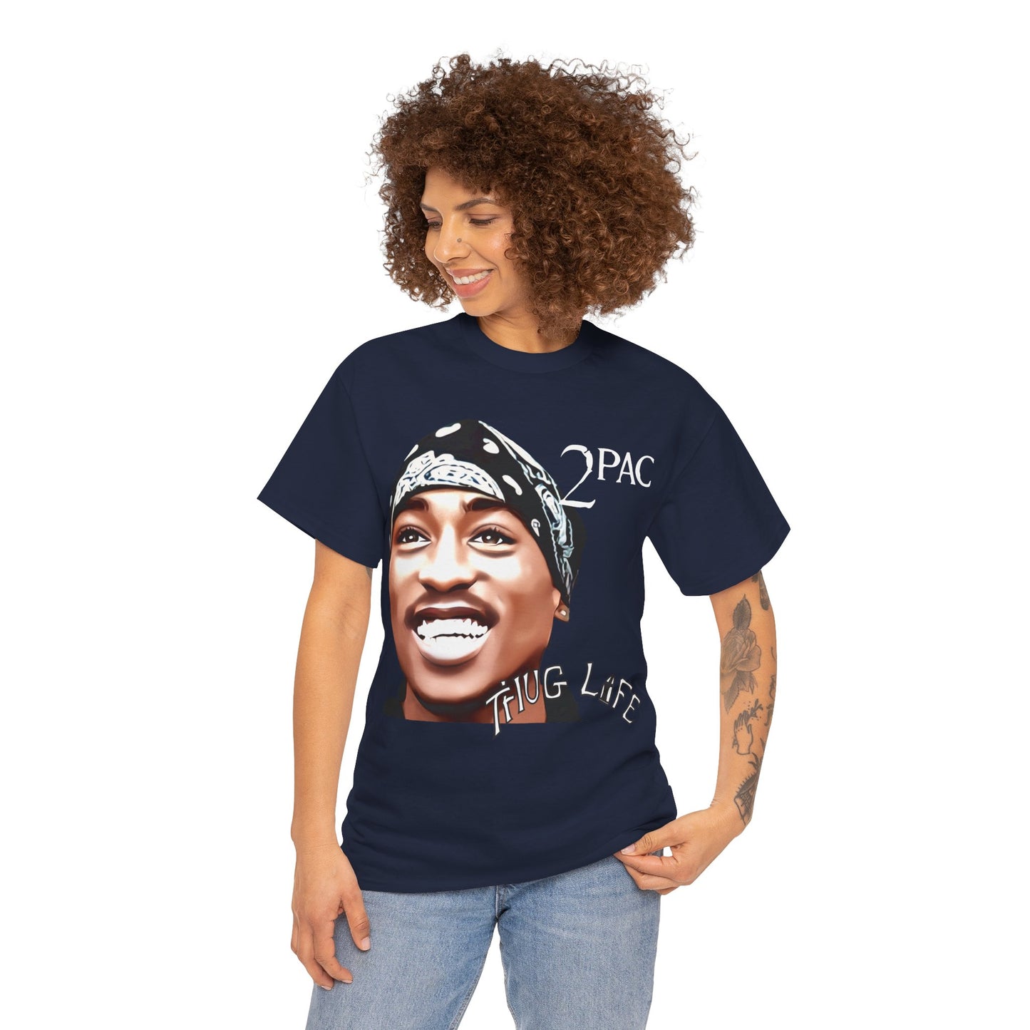 2Pac Custom art Shirt