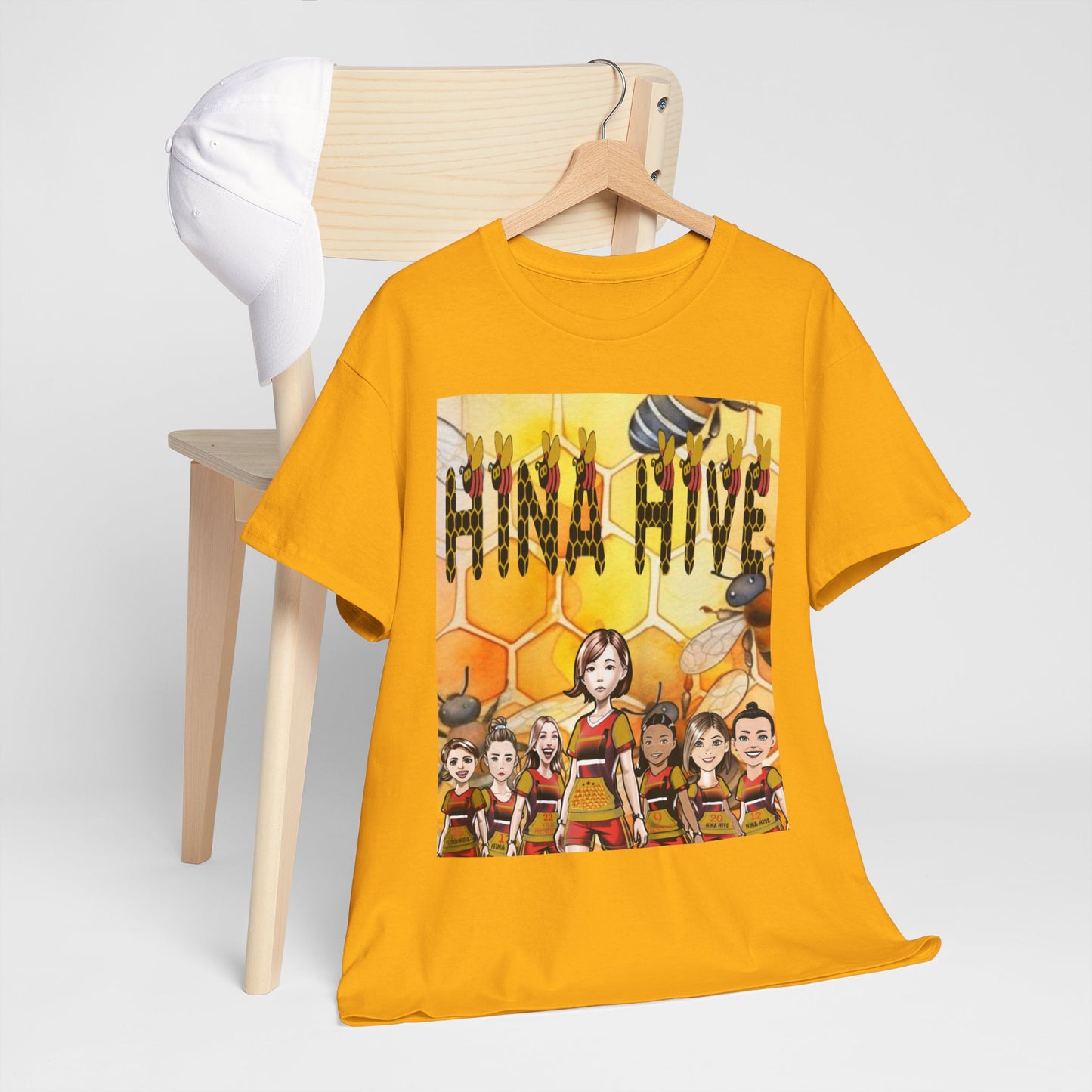 Hina Hive Custom T-Shirt Gold