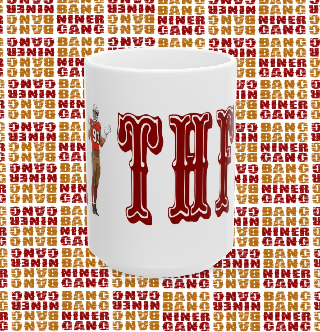 San Francisco 49ers custom coffee mug cup