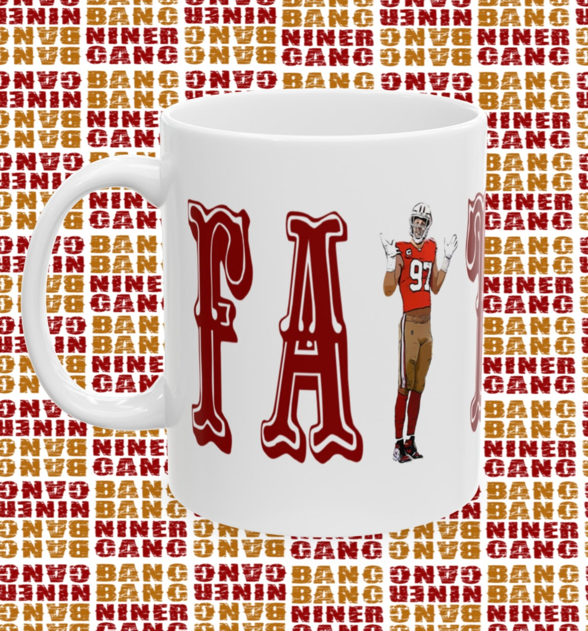 San Francisco 49ers custom coffee mug cup