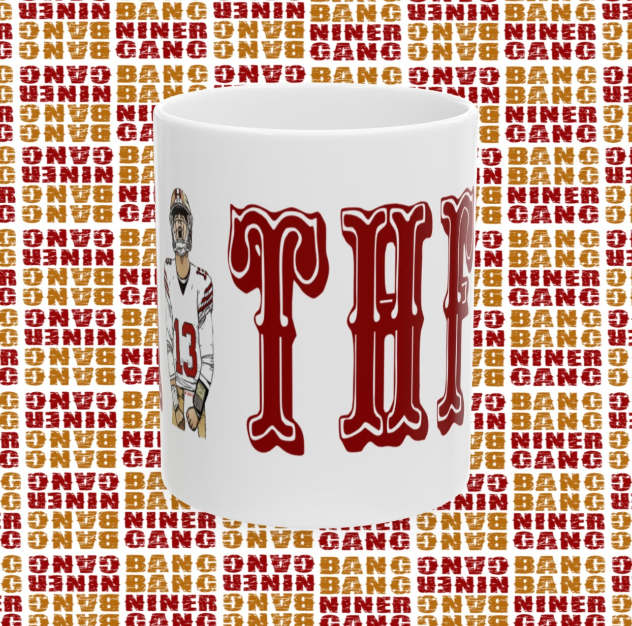 San Francisco 49ers custom coffee mug cup