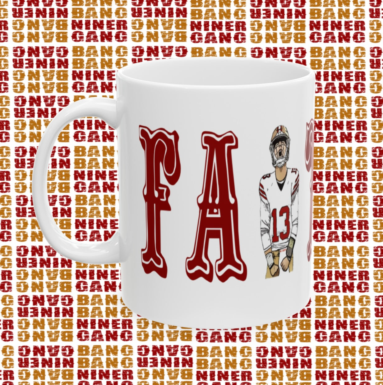 San Francisco 49ers custom coffee mug cup