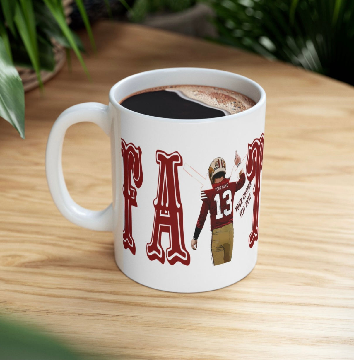 San Francisco 49ers custom coffee mug cup