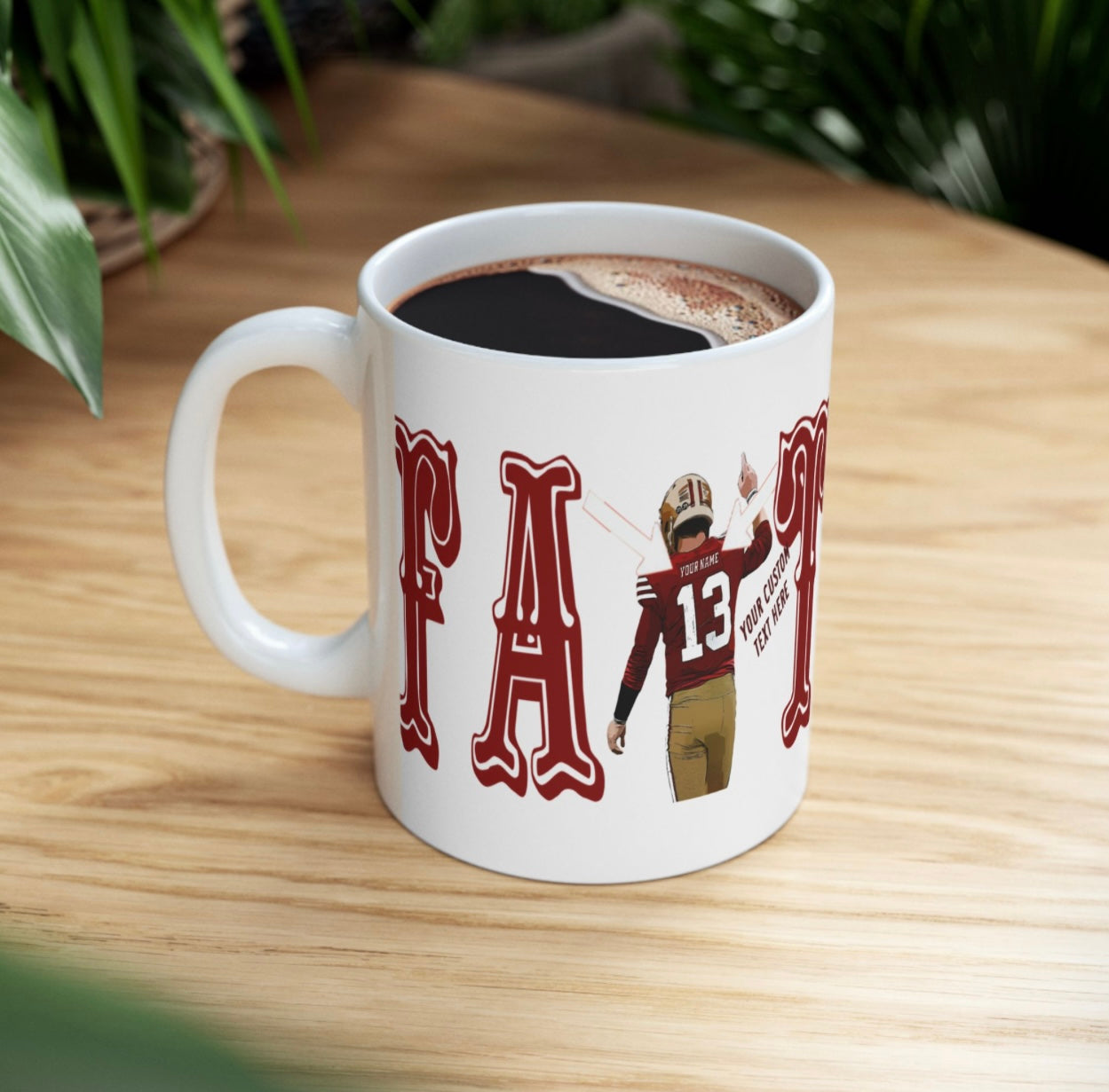 San Francisco 49ers custom coffee mug cup