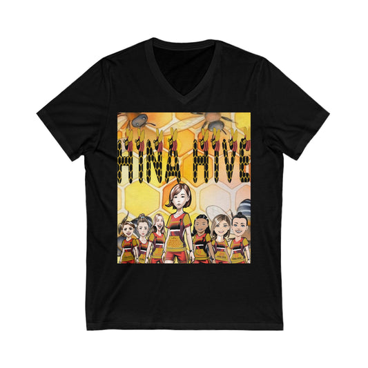 Hina Hive Custom Womens Cut Shirt black