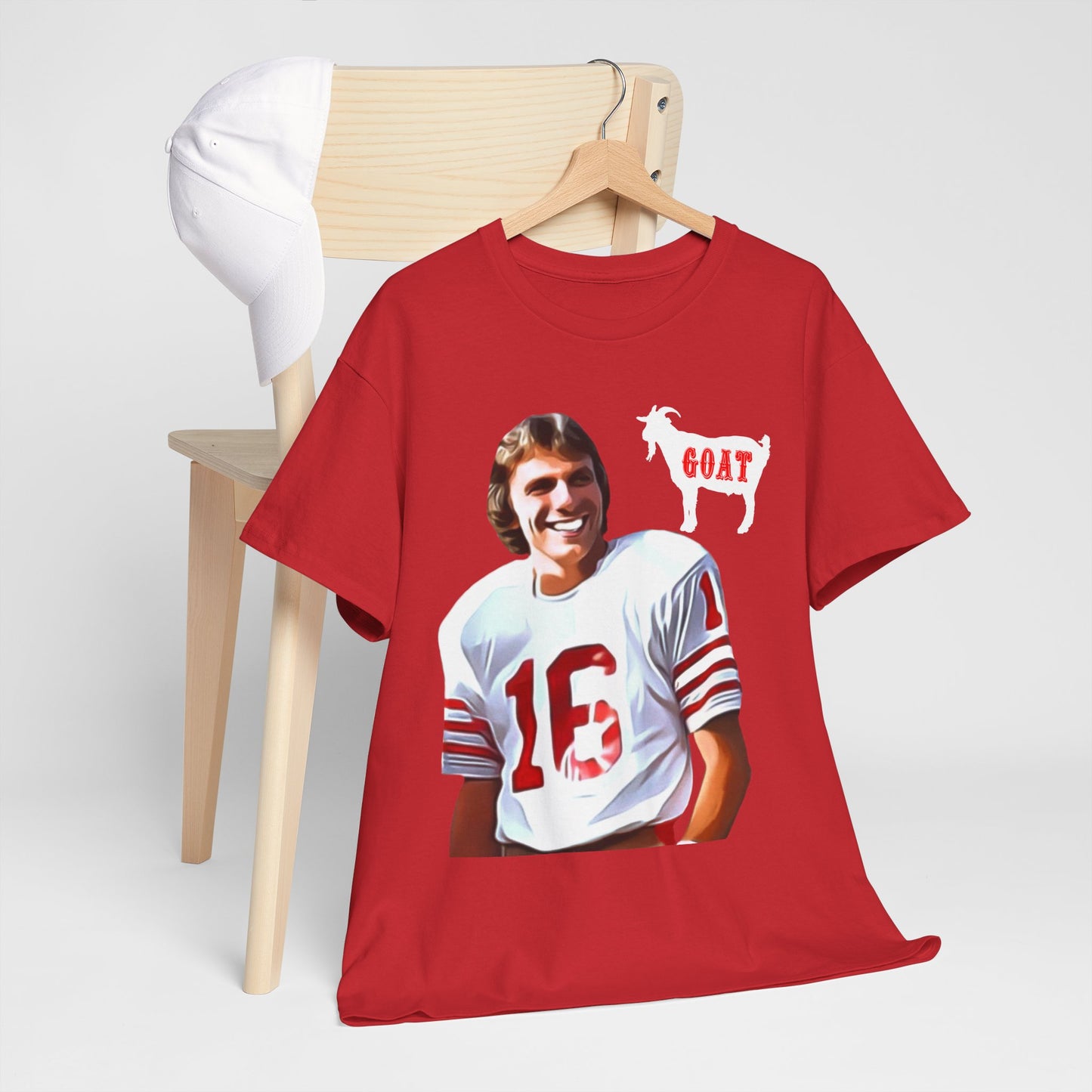 Joe Montana GOAT Custom 49ers Art