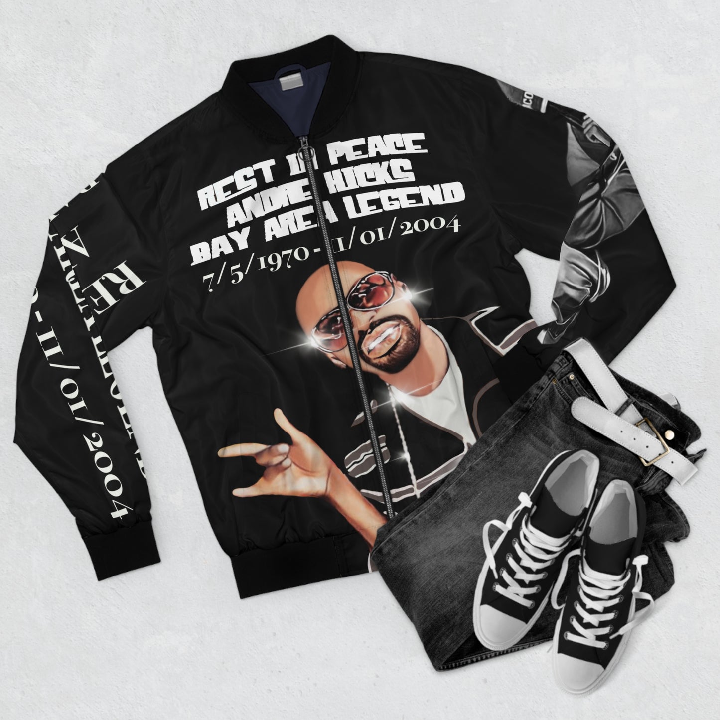 Mac Dre Custom Bomber Jacket