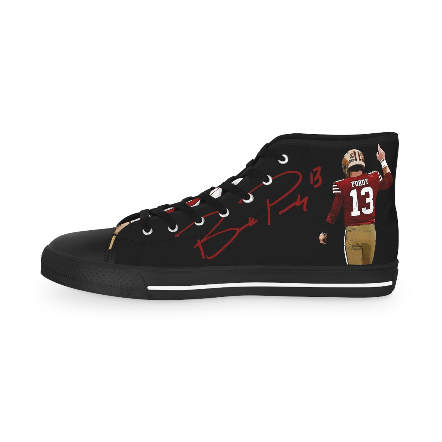 Brock Purdy 49ers #1 Custom shoes