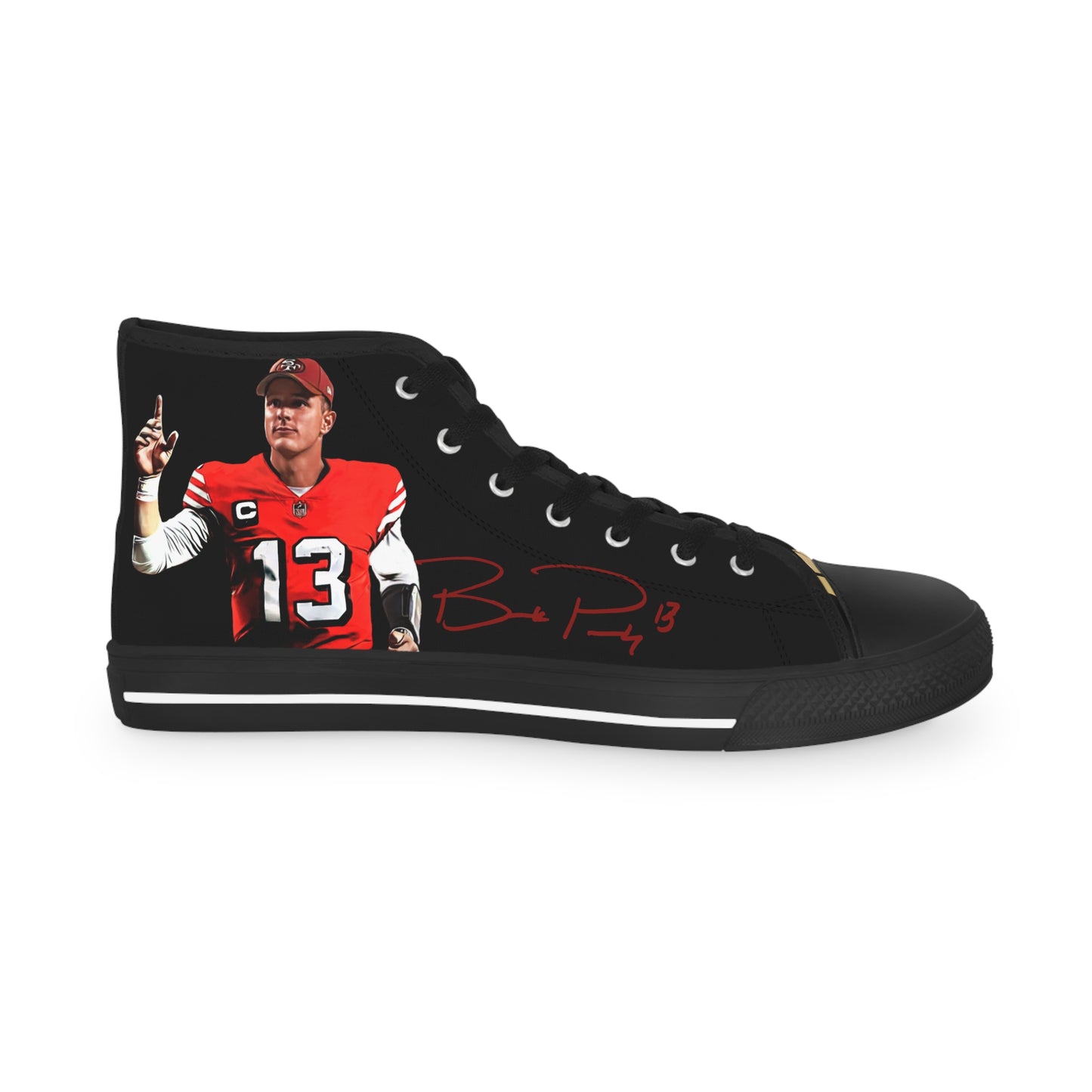 Brock Purdy 49ers #1 Custom shoes