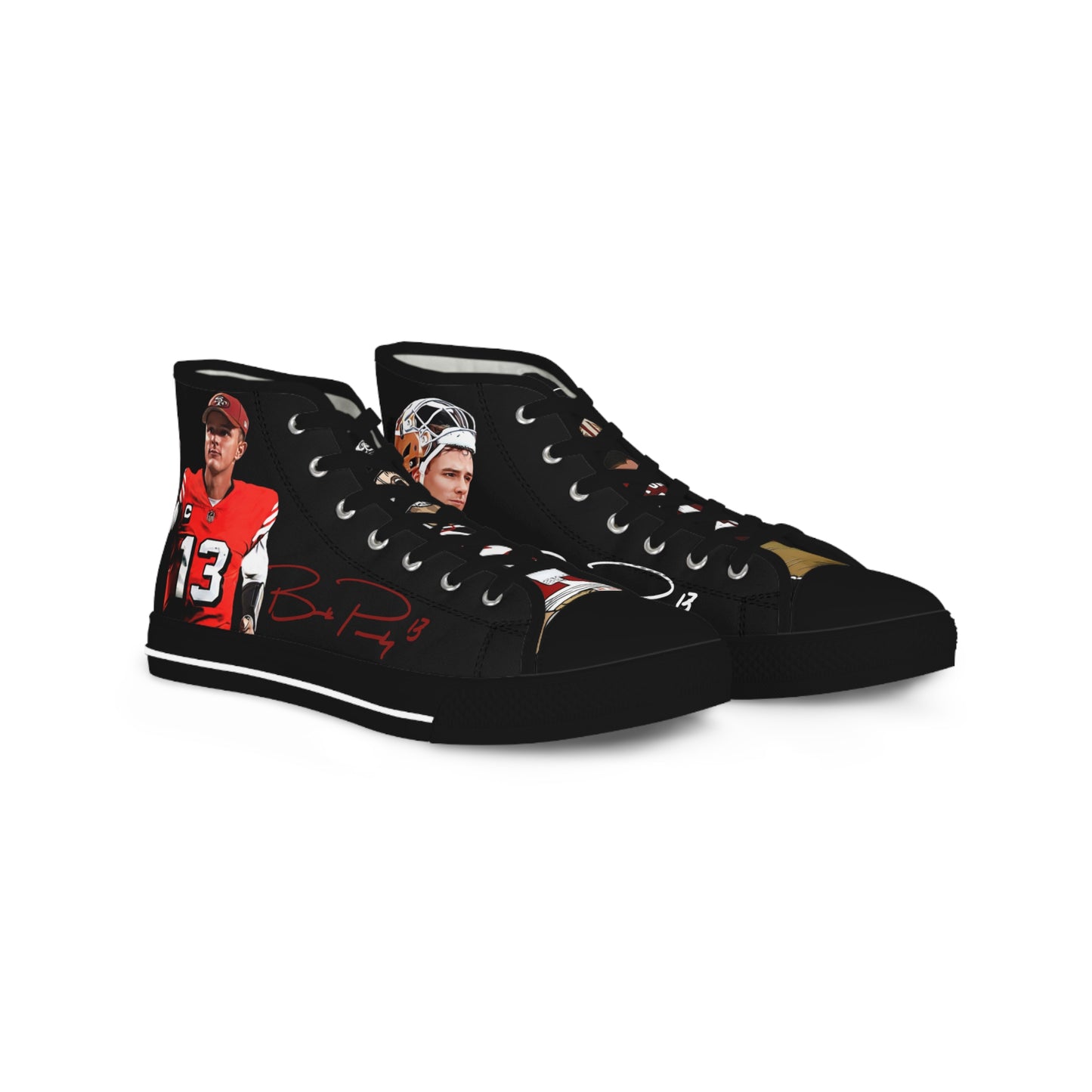 Brock Purdy 49ers #1 Custom shoes