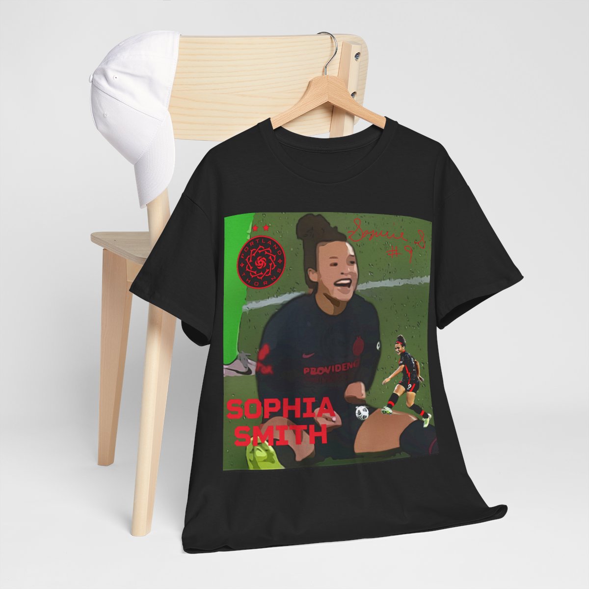 Sophia Smith sitting custom shirt