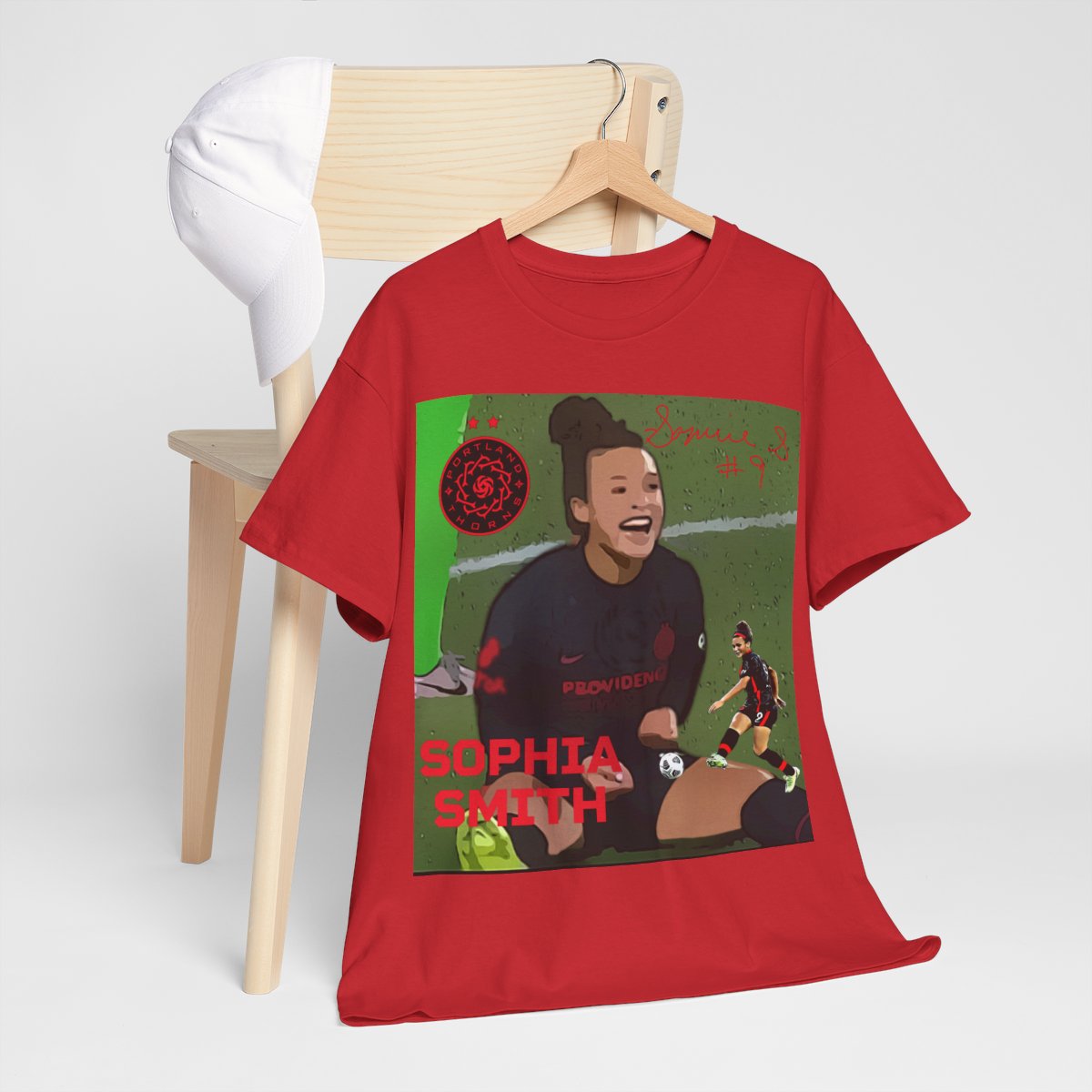 Sophia Smith sitting custom shirt