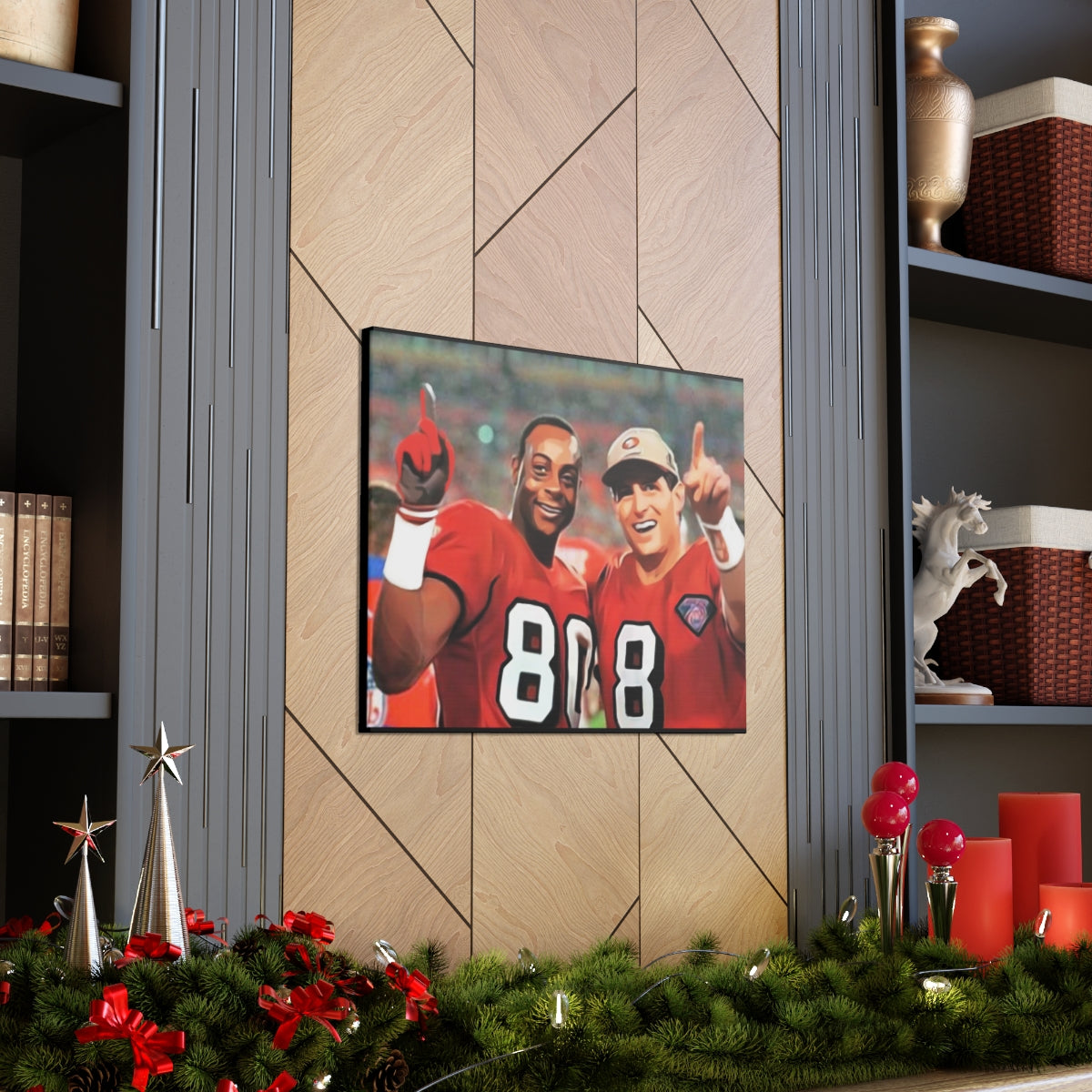 Steve Young and Jerry Rice Super Bowl Champs '94 49ers Custom Canvas Gallery Wraps (Copy)